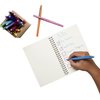 Paper Mate Flair Pen, Point Guard Tip, Medium Pt, BK Barrel/Ink PK PAP8430152